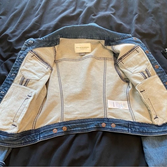 Anthropologie Pilcro and the Letterpress Classic Denim Trucker Jacket Size XS P - Picture 8 of 12